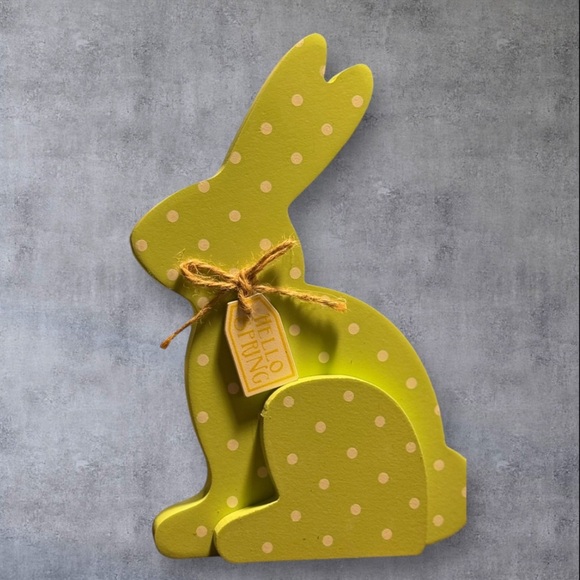 AJ SouthernCharm’s Wooden Bunny Table Top Decor (2) - Picture 2 of 2